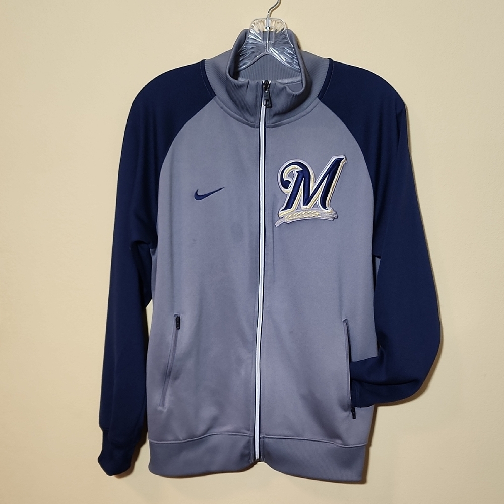 Nike Milwaukee Brewers Zip-Up Jacket